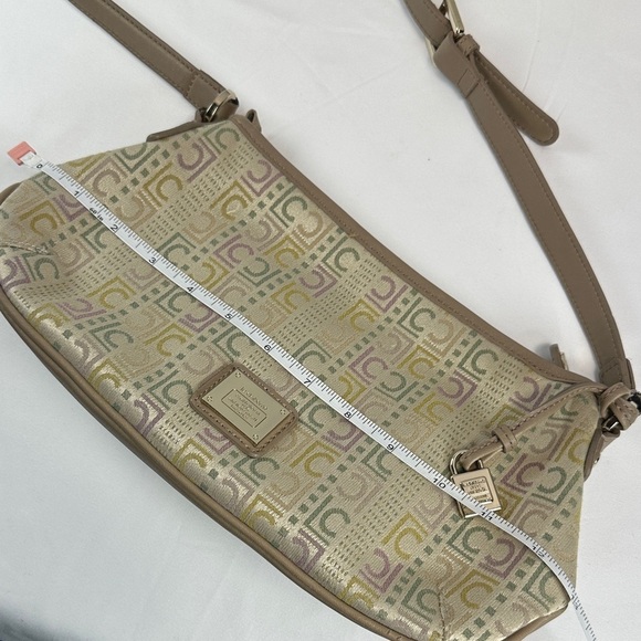 Liz Claiborne Multicolor Monogram Shoulder Bag - Picture 13 of 15
